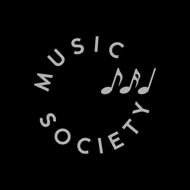 Music Society Spiral Text and Notes PR Hoodie
