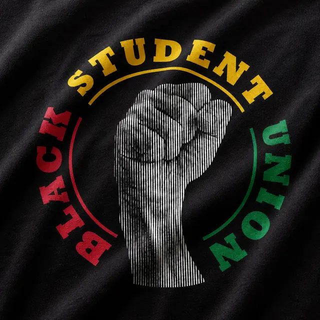 Black Student Union Fist Illustration PR Shirt