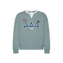 Delta Delta Delta Plaid Letters Route Graphic Sweater 2