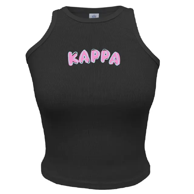 Kappa Kappa Gamma Bold Pink Text PR Tank 2