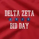 Delta Zeta Star Graphic Bid Day Shirt