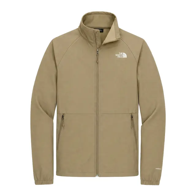 The North Face The North Face® Barr Lake Soft Shell Jacket Khaki Stone Dark Heather Front
