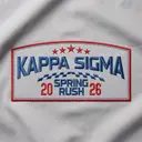 Kappa Sigma Block Lettering Stars Rush Hat
