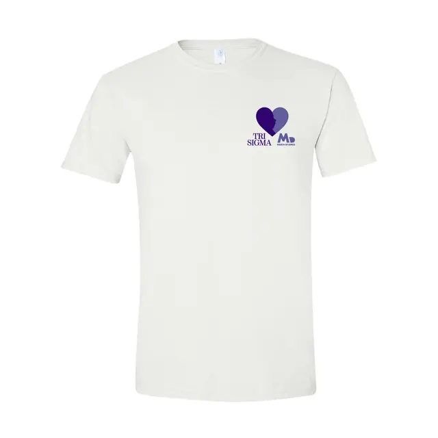 Sigma Sigma Sigma Heart Illustration Philanthropy Shirt 2
