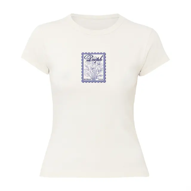 Delta Phi Epsilon Floral Stamp Retreat Shirt 2