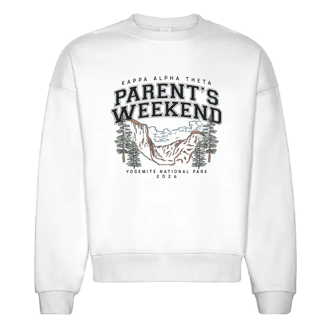 Kappa Alpha Theta Yosemite Scene Parent's Weekend Crewneck 2