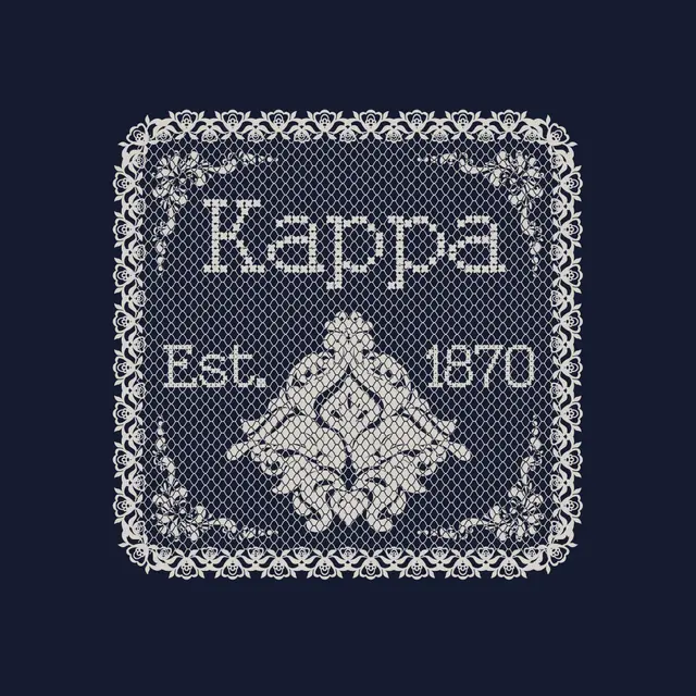 Kappa Kappa Gamma Lace Pattern PR Shirt