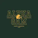 Alpha Gamma Delta Football Helmet Parent's Weekend Crewneck