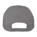 Big Accessories 6-Panel Twill Unstructured Cap bx880 Dark Grey Back
