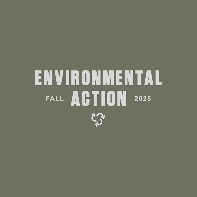 Environmental Action Club Bold Block Text PR Shirt