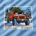 Delta Phi Epsilon Jeep Illustration Date Party Sweater