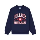 College Republicans Block Lettering Star Graphic PR Sweater 2