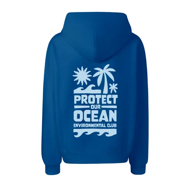 Environmental Club Tropical Ocean Graphic PR Hoodie 2