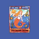 Phi Sigma Sigma Mermaid and Waves PR Shirt