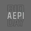 Alpha Epsilon Pi Bold Block Text Bid Day Shirt