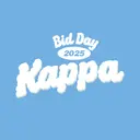 Kappa Puffy Cloud Text Bid Day Shirt