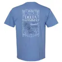 Delta Gamma Elegant Floral Frame Rush Shirt 2
