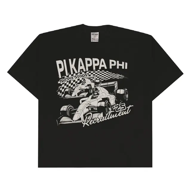 Pi Kappa Phi Race Car Illustration Recruitment Shirt 2