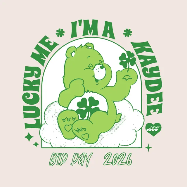 Kappa Delta Lucky Bear with Clover Bid Shirt
