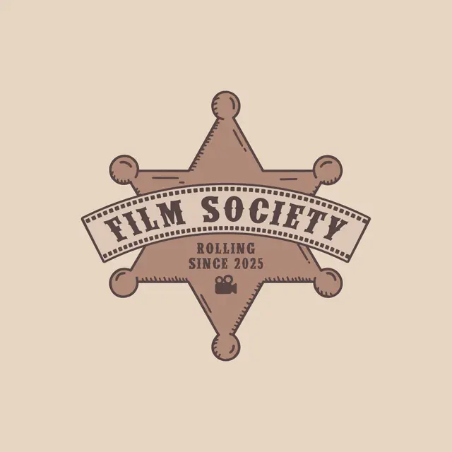 Film Society Sheriff Badge Text PR Crewneck