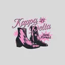 Kappa Delta Star Boots Semi Formal Shirt