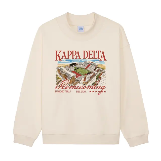 Kappa Delta Stadium Illustration Homecoming Sweater 2
