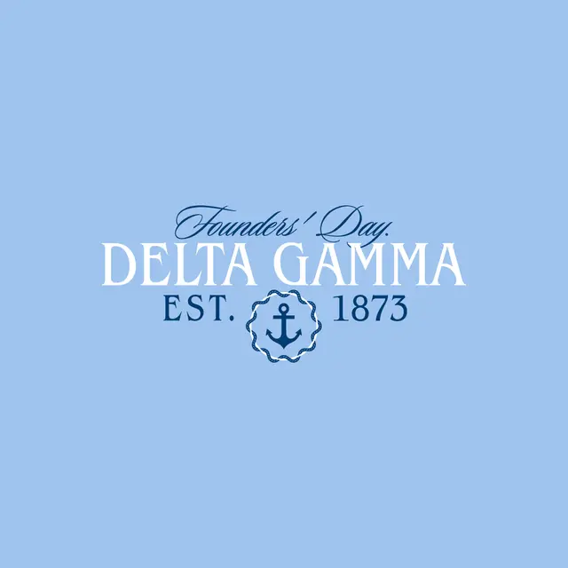Delta Gamma Elegant Founder's Day Crewneck