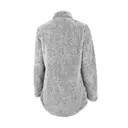 Customizable Charles River Women's Newport Full Zip Fleece Jacket 5978 Grey Back