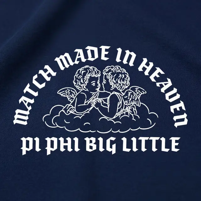Pi Beta Phi Angel Illustration Big Little Reveal Tank