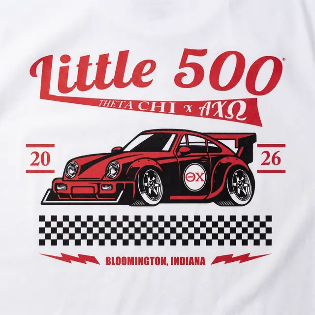 Theta Chi Racing Car Graphic Big Little Reveal Shirt