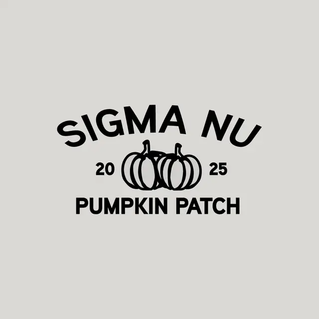 Sigma Nu Pumpkins Text PR Crewneck
