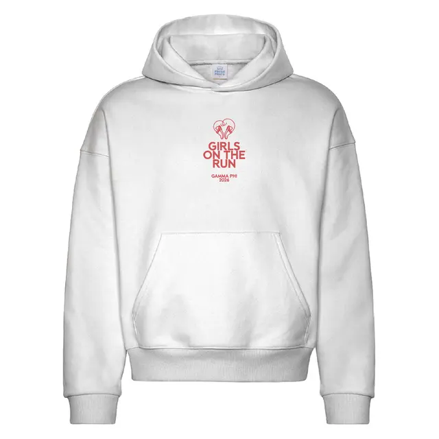 Gamma Phi Beta Running Shoes Heart Philanthropy Hoodie 2