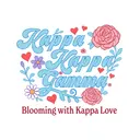 Kappa Kappa Gamma Floral and Heart PR Tank