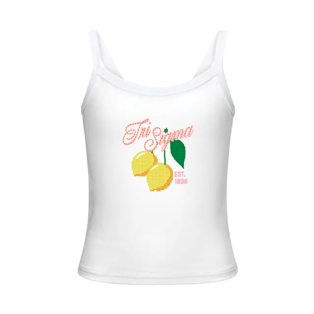 Sigma Sigma Sigma Lemon Illustration Rush Tank 2