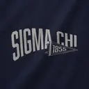 Sigma Chi Stacked Serif Text PR Hoodie