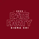 Sigma Chi Bold Block Text Date Party Crewneck
