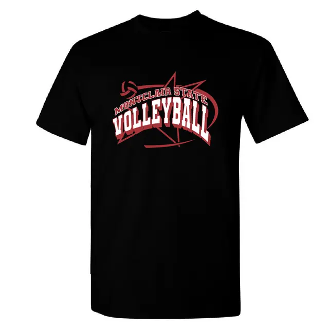 Montclair State Bold Block Lettering Volleyball Shirt 2