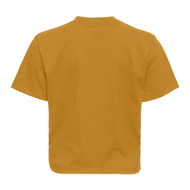 Women's Heavyweight Boxy T-Shirt Antique Gold Back