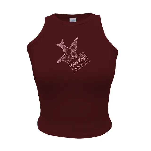 Sigma Kappa Hand Drawn Bird Rush & Bid Tank 2