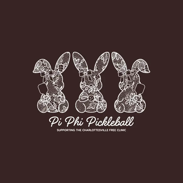Pi Beta Phi Bunny Sketch Philanthropy Shirt