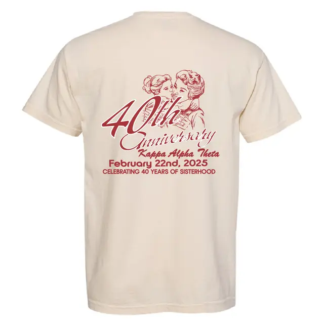 Kappa Alpha Theta Vintage Anniversary PR Shirt 2