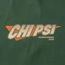 Chi Psi Bold Block Lettering Graphic Homecoming Hoodie