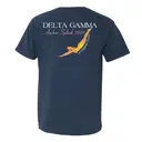 Delta Gamma Diving Graphic Anchor Splash Shirt 2