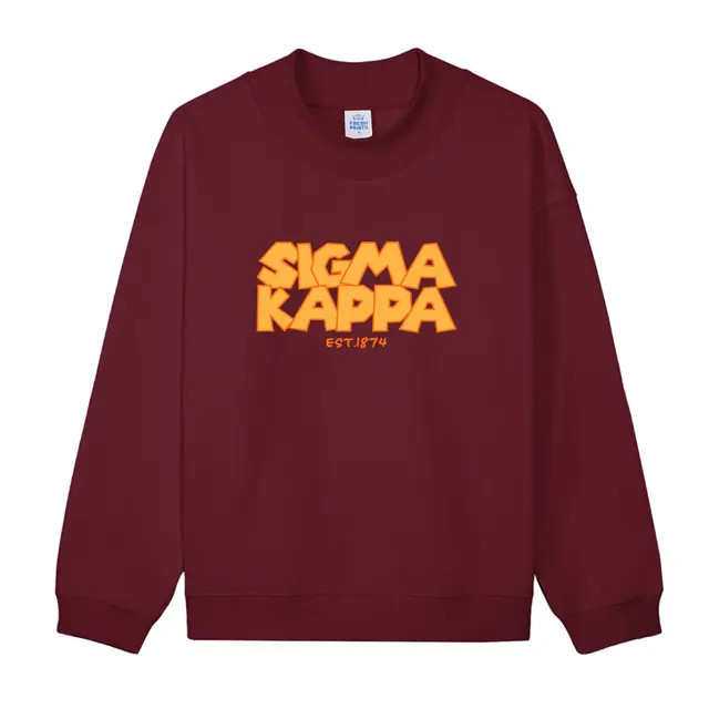 Sigma Kappa Bold Block Lettering PR Sweater 2