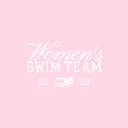 Women's Swim Team Elegant Script PR Hoodie