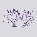 Alpha Chi Heart Character Big Little Reveal Tank