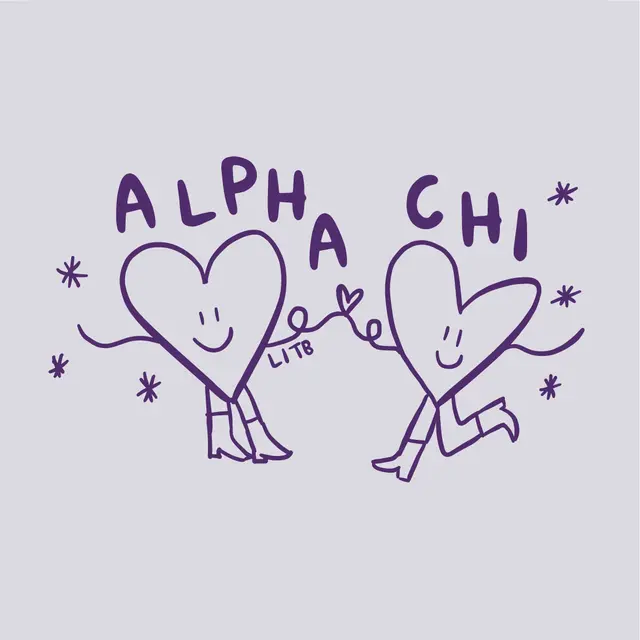 Alpha Chi Heart Character Big Little Reveal Tank