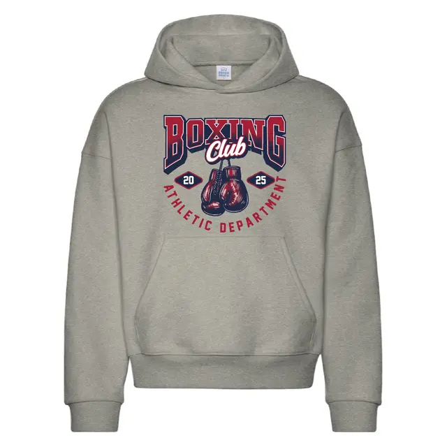 Boxing Club Bold Lettering Gloves PR Hoodie 2