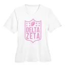 Football Shield Game Day Shirt for Delta Zeta