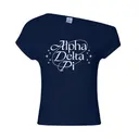 Alpha Delta Pi Flowing Script PR Shirt 2